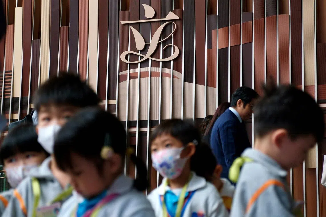 Young children have to pass admission interviews to get into pre-schools in Hong Kong.