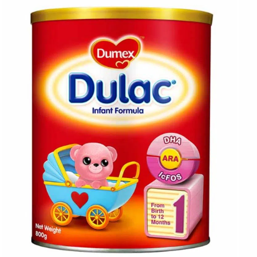 The latest products affected are Dumex Dulac Stage 1 and Dumex Dulac Stage 2, with respective batch numbers 101575737 and 101570779. 