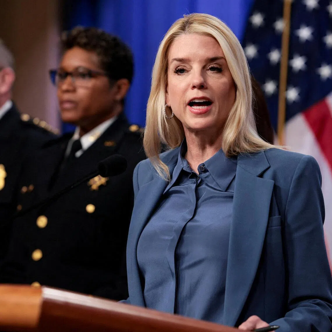 US Attorney-General Pam Bondi said the journalist “was obtaining and reporting classified and illegally leaked information from a Pentagon contractor”.