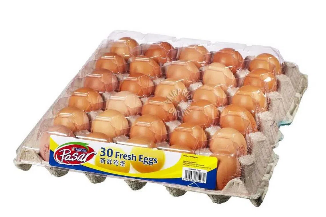 The tray of 30 eggs will be sold at $6.85, down from the usual price of $7.45.