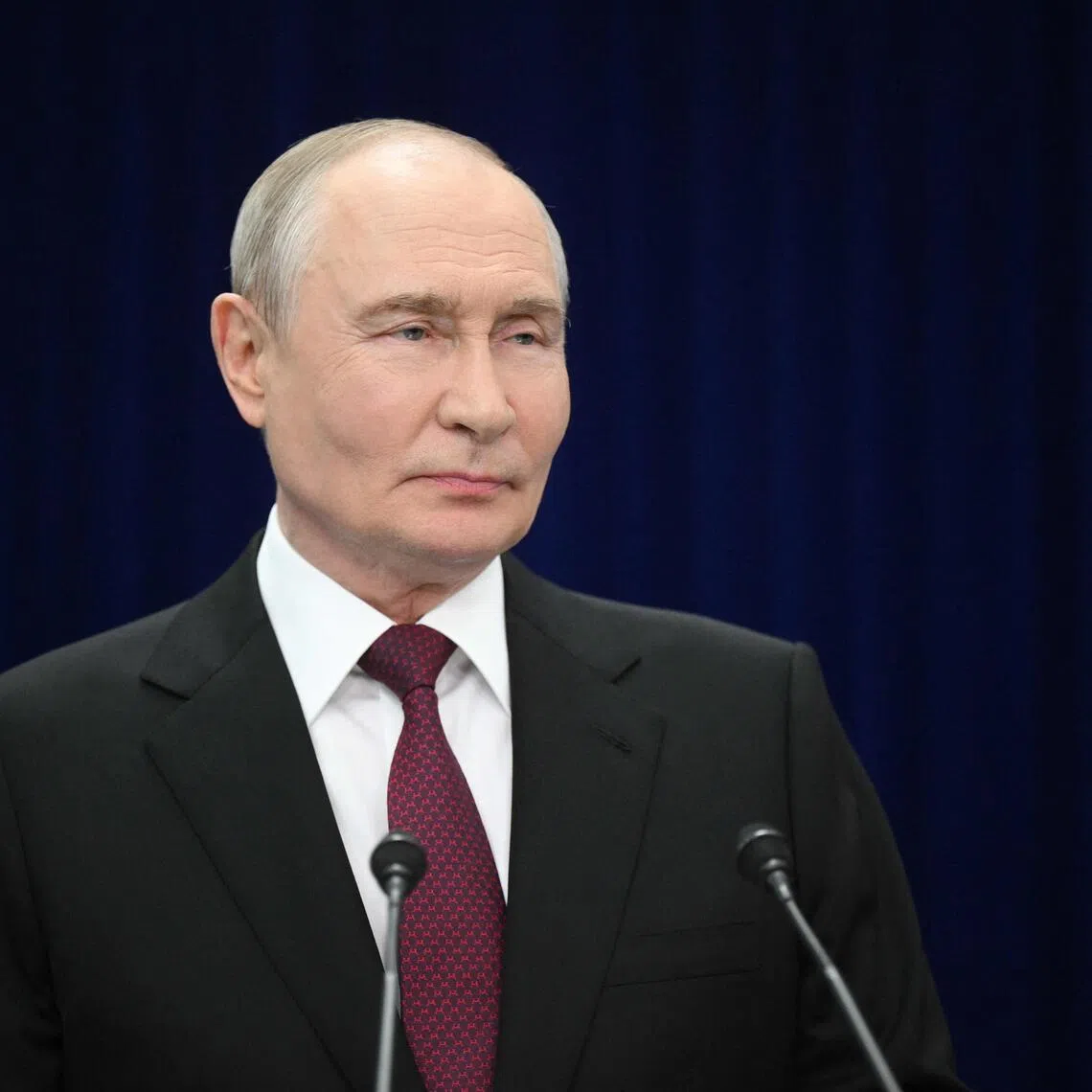 Russia’s President Vladimir Putin said Ukraine damaged about 100 Russian ships during the campaign that began in June, including about 40 in the first two weeks.