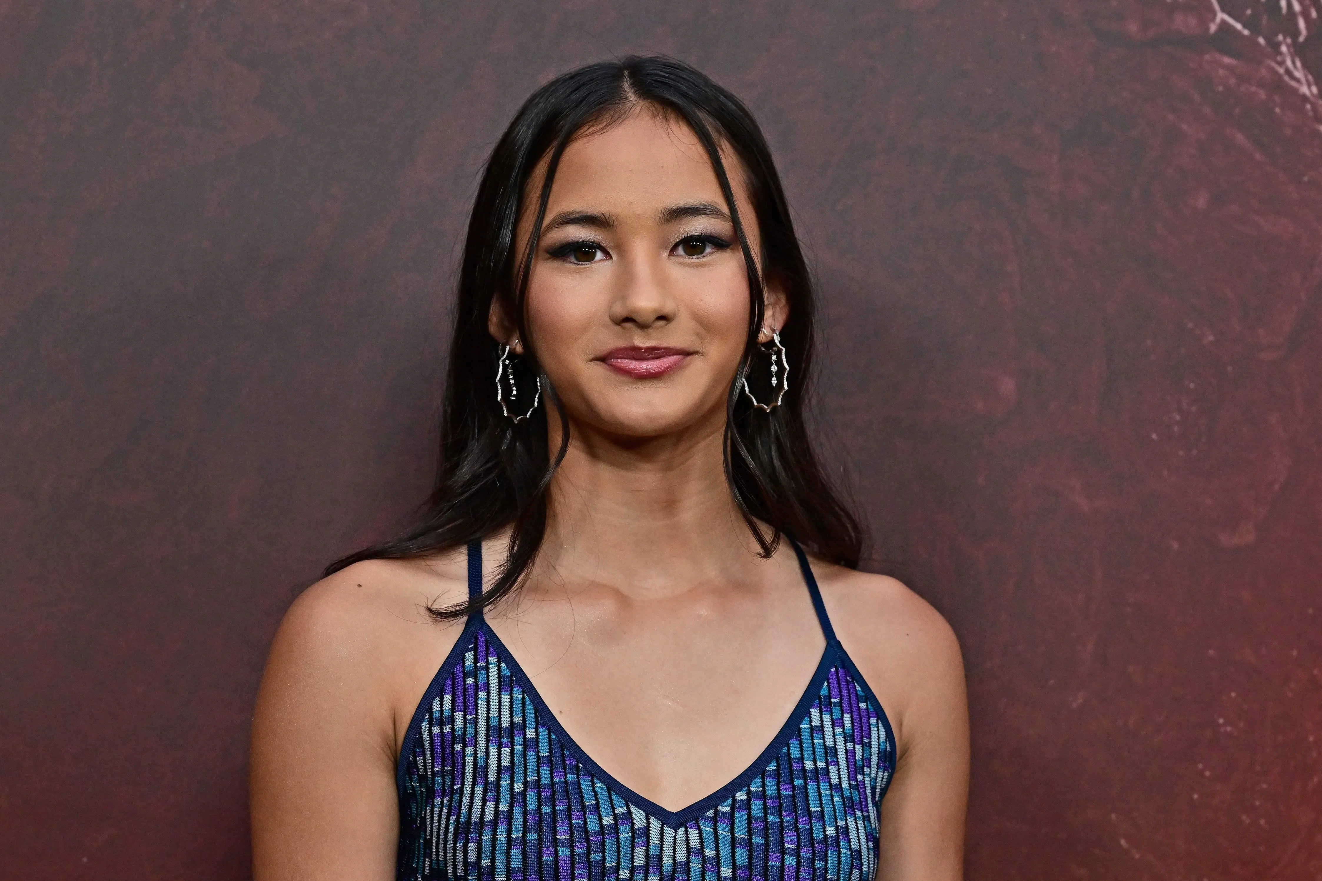 (FILES) US actress Kaylee Hottle attends the world premiere of "Godzilla x Kong: The New Empire" at the TCL Chinese Theater in Hollywood on March 25, 2024. Hottle, 18, who appeared in two "Godzilla" films, died early on July 21, 2026 in a car accident in the US state of Maryland. Hottle and another passenger were in a 1995 Honda Accord driven by a 19-year-old man when it veered off a two-lane highway and struck a culvert, according to Frederick County Sheriff's Office. (Photo by Frederic J. BROWN / AFP)