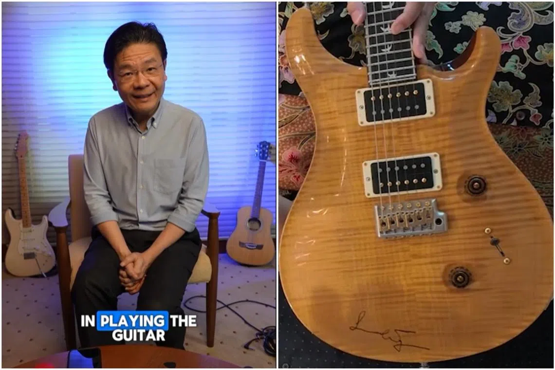 PM Lawrence Wong has signed and donated a guitar to raise funds for a new charity initiative aiming to support underserved youth to pursue music.
