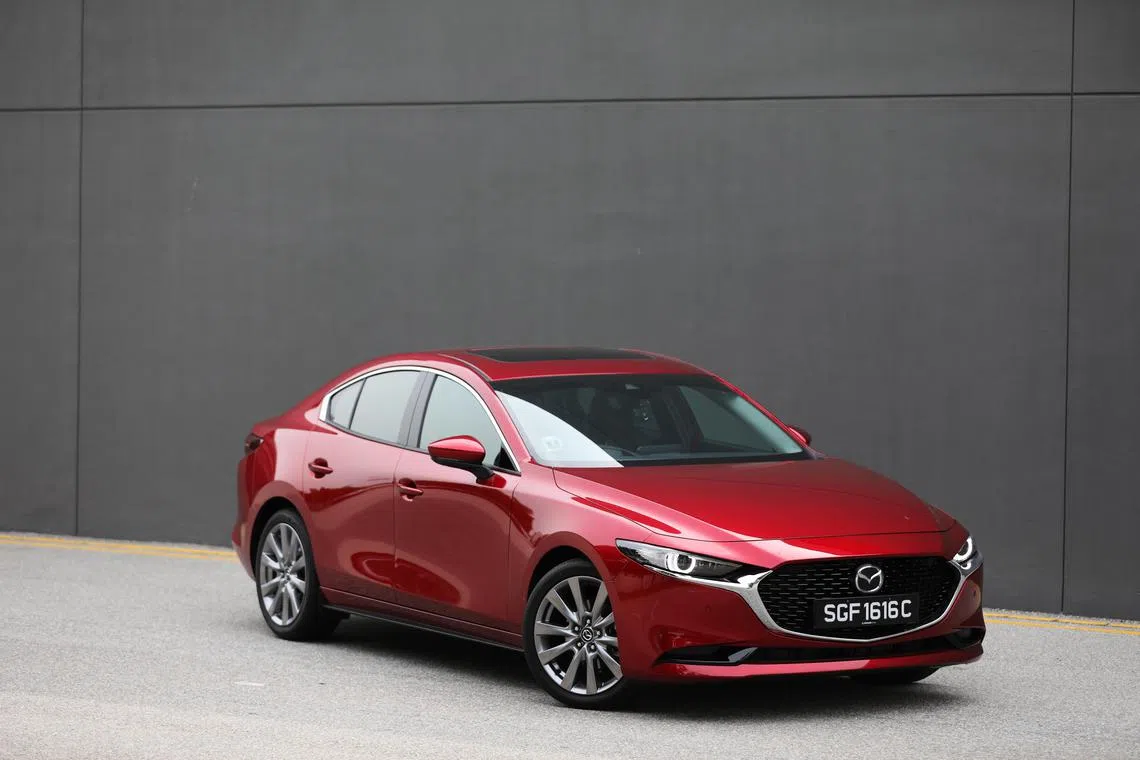 Mazda's i-stop system does not use a starter motor to restart an engine during stop-start driving conditions. 