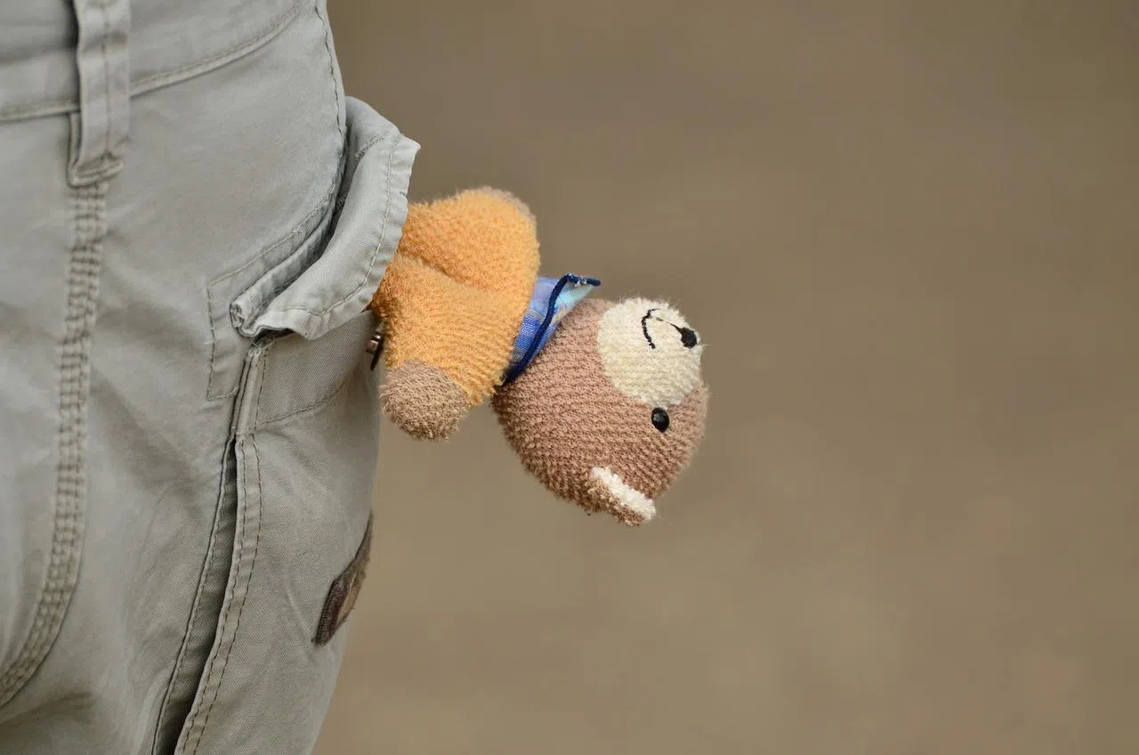 Child with teddy bear. Some children are more vulnerable to abuse, such as children who are not verbal or have special needs. 