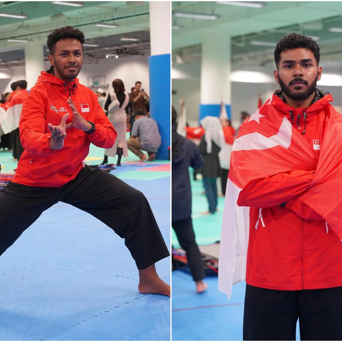 (From left) Sheik Ferdous and Sheik Farhan Sheik Alau’ddin will head into the World Pencak Silat Championships in Abu Dhabi from Dec 18 to 22.