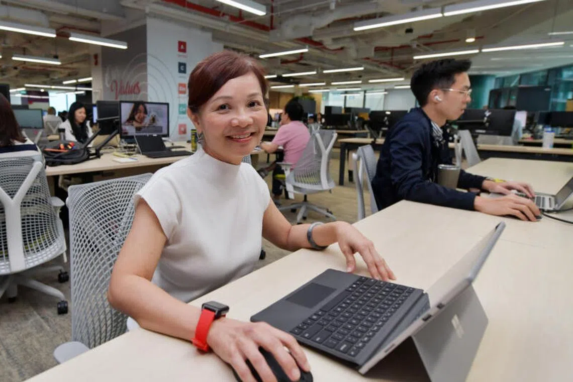 Ms Angela Mah, 58, changed jobs in 2019 to become a medical concierge with Prudential Singapore.