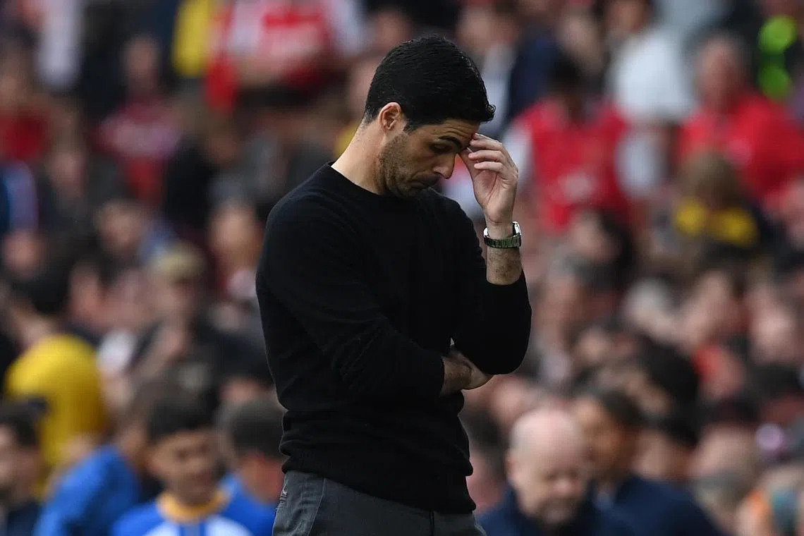 Arteta’s men have now won just two of their last seven games.