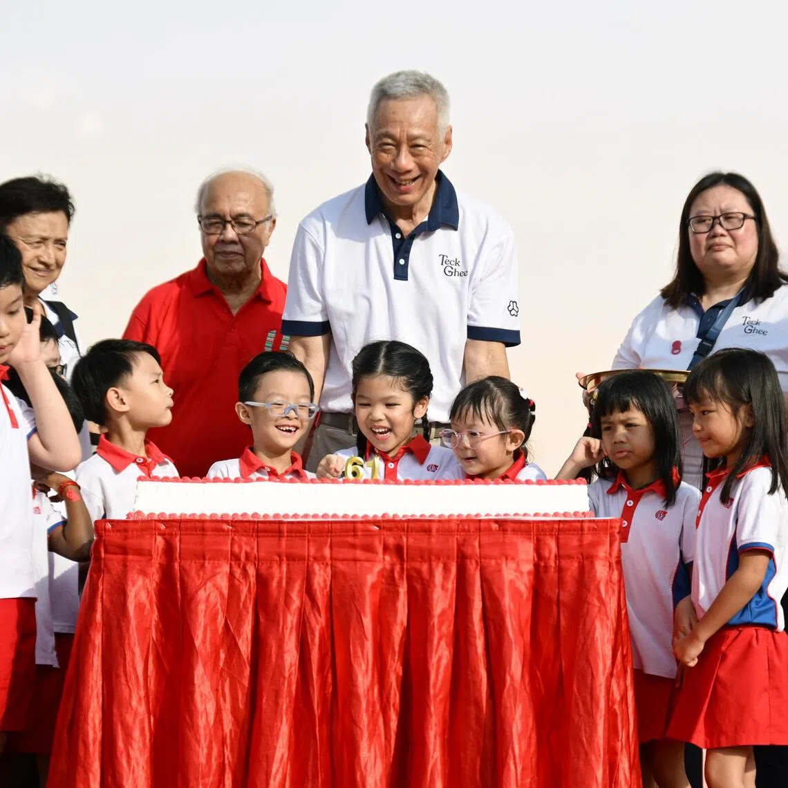 Senior Minister Lee Hsien Loong at Teck Ghee Community Club’s National Day Observation Ceremony on Aug 9.