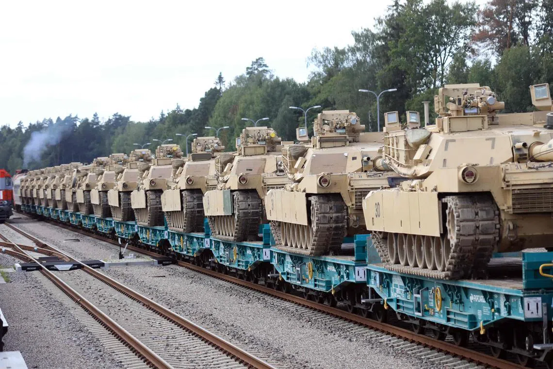 A Ukrainian battalion has 31 tanks, so that was the amount the United States agreed to send. 