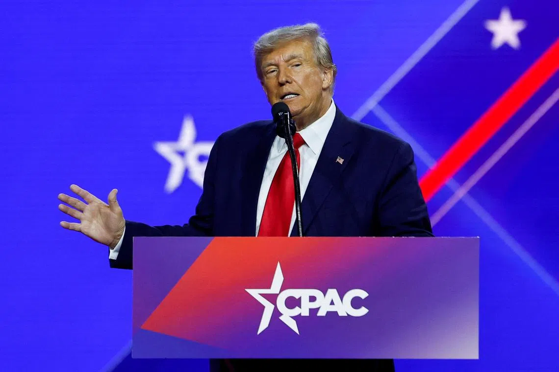 It was the first time Mr Trump spoke publicly about how he would respond if he was indicted while actively seeking the presidency. 
