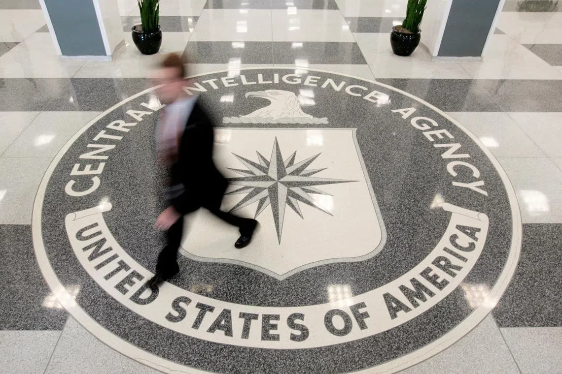 FILE PHOTO: The lobby of the CIA Headquarters Building in Langley, Virginia, U.S. on August 14, 2008. REUTERS/Larry Downing/File Photo