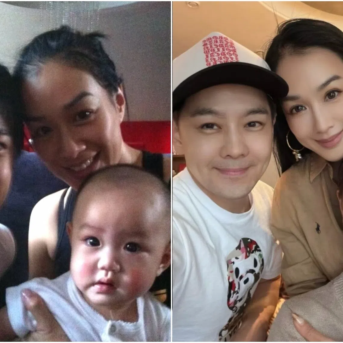 Christy Chung took to Instagram to share photos featuring herself,  Jimmy Lin and her daughter Cayla – recreating a pose from 16 years ago.