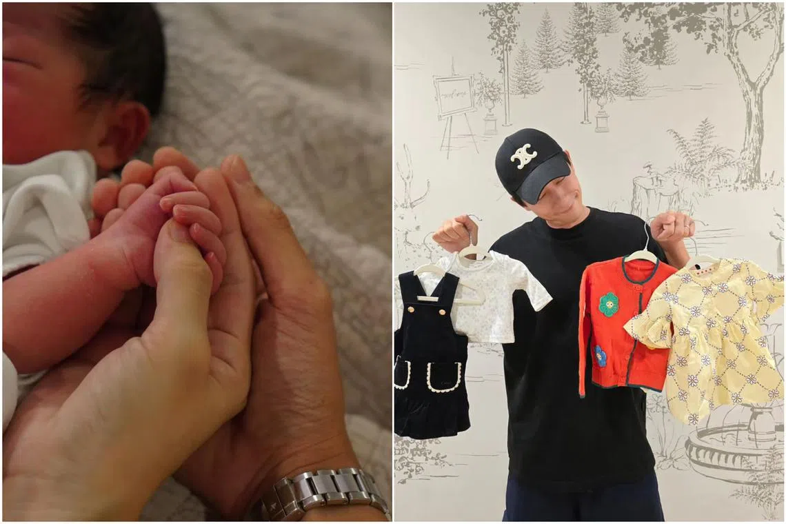 Desmond Tan's wife went through 26 hours of labour before delivering their 2.9kg baby.