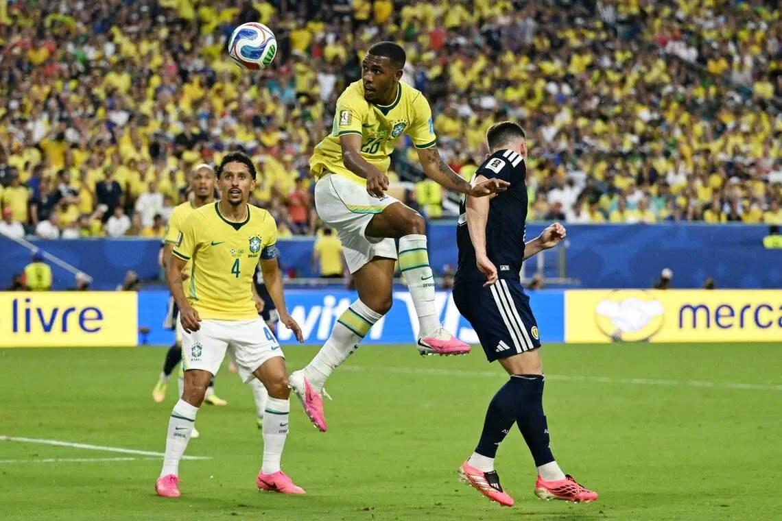 Brazil’s Rayan has impressed in his first World Cup so far.
