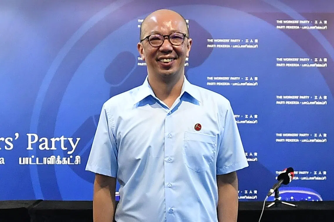 Mr Terence Tan said he had stepped down from the party in January.