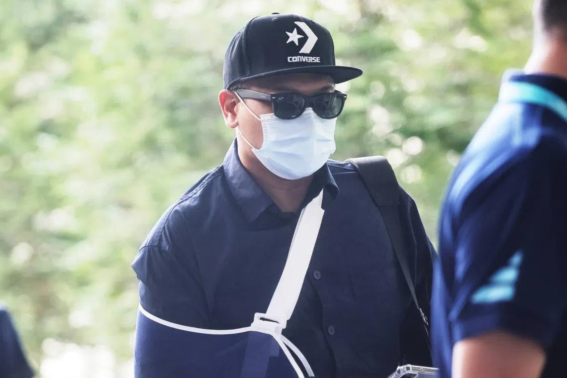 Muhammad Syafie Ismail arriving at the State Courts on April 25, 2024.
