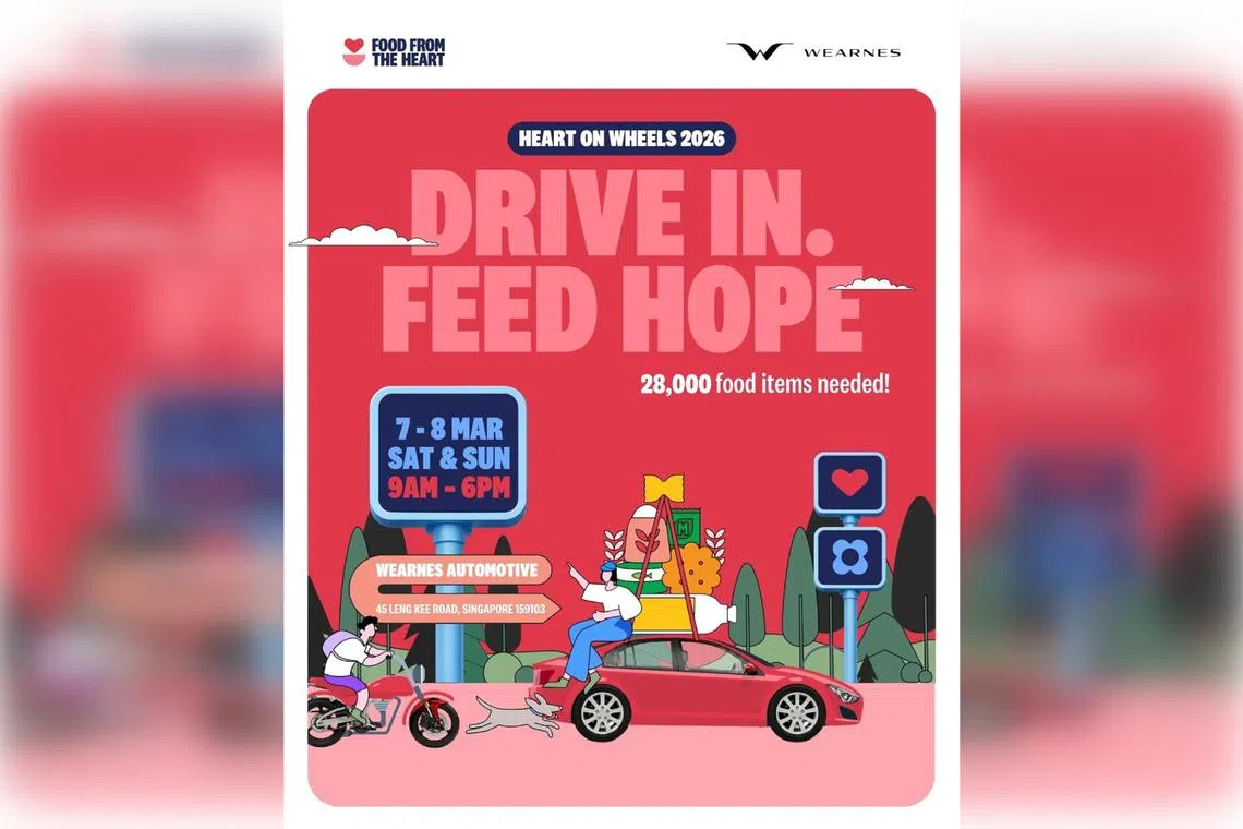 Heart On Wheels is looking to collect 28,000 food items for communities in need on March 7 and 8. 