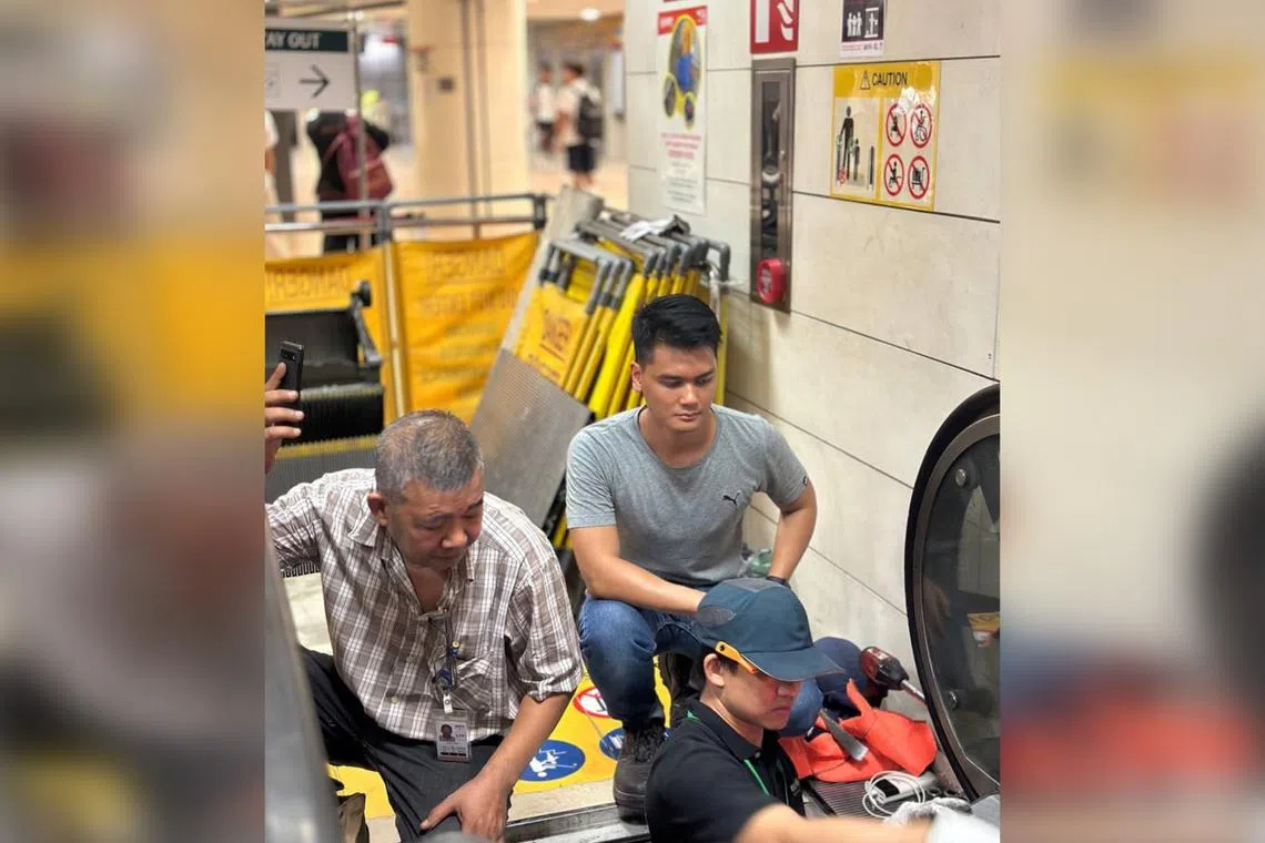 SIT graduate Muhammad Tirmidzi Mohamed Harun, Executive Engineer, 29, who went to work with SMRT where he did his work attachment.