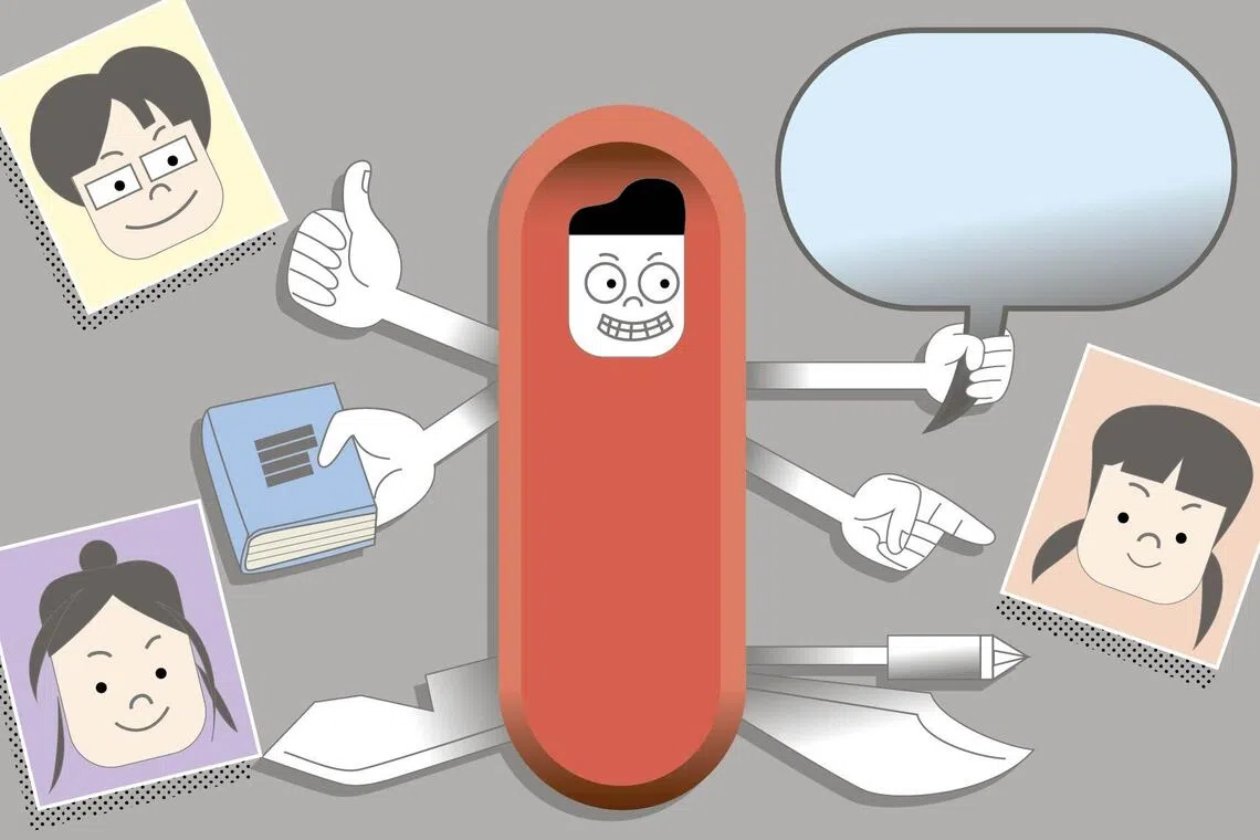 Parenting is like operating a Swiss Army knife. You are expected to be equipped with the right skills and responses to deal with each child in different situations.