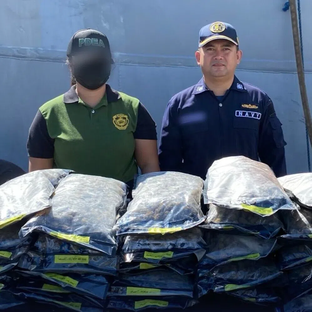 The cannabis was in 32 plastic bags and weighed 16kg in total.