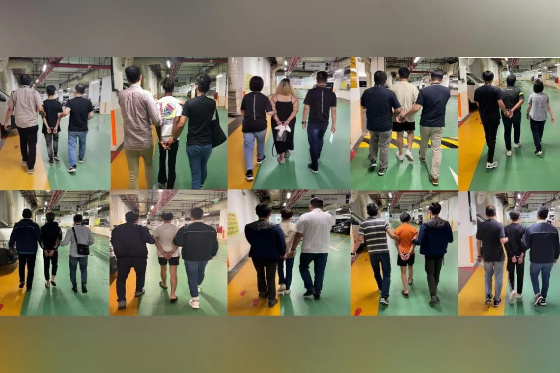 The suspects allegedly facilitated scam cases by relinquishing their bank accounts and Singpass credentials for monetary gains.