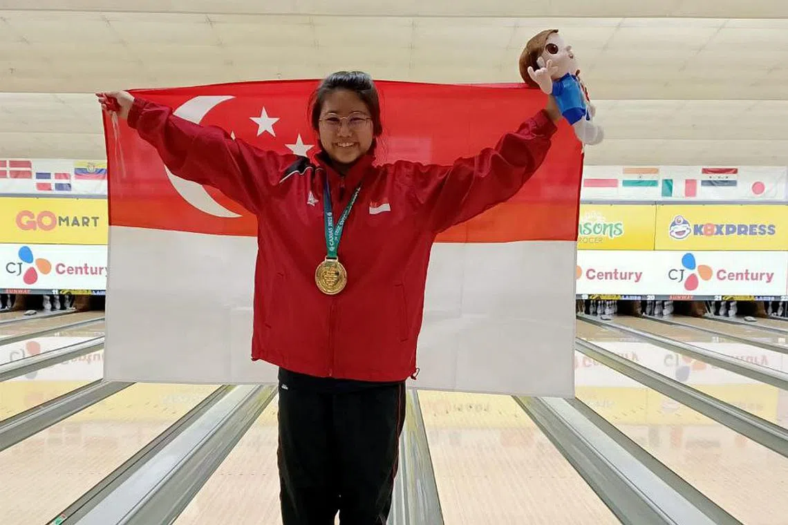 Singaporean bowler Adelia Yokoyama bagged five goals from bowling events at the inaugural SEA Deaf Games 2022 in Kuala Lumpur.