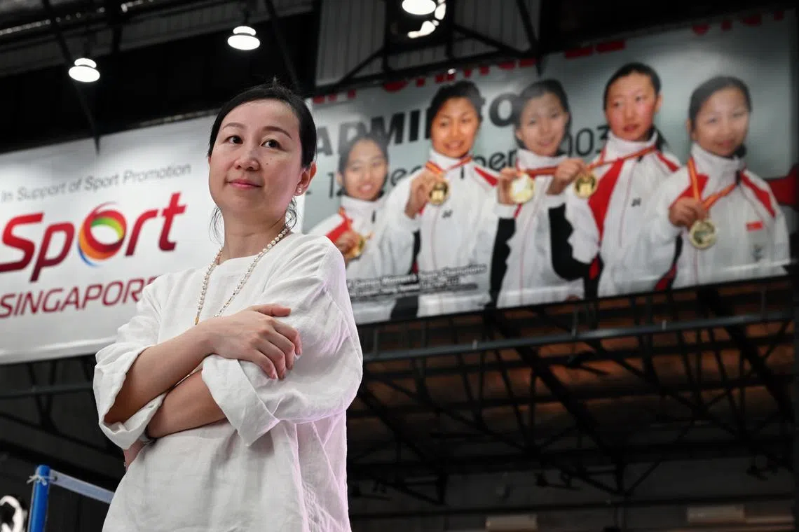 Commonwealth Games and SEA Games champion Li Li is back in town for the official launch of the KFF Badminton Arena on Guillemard Road, where she used to train.
