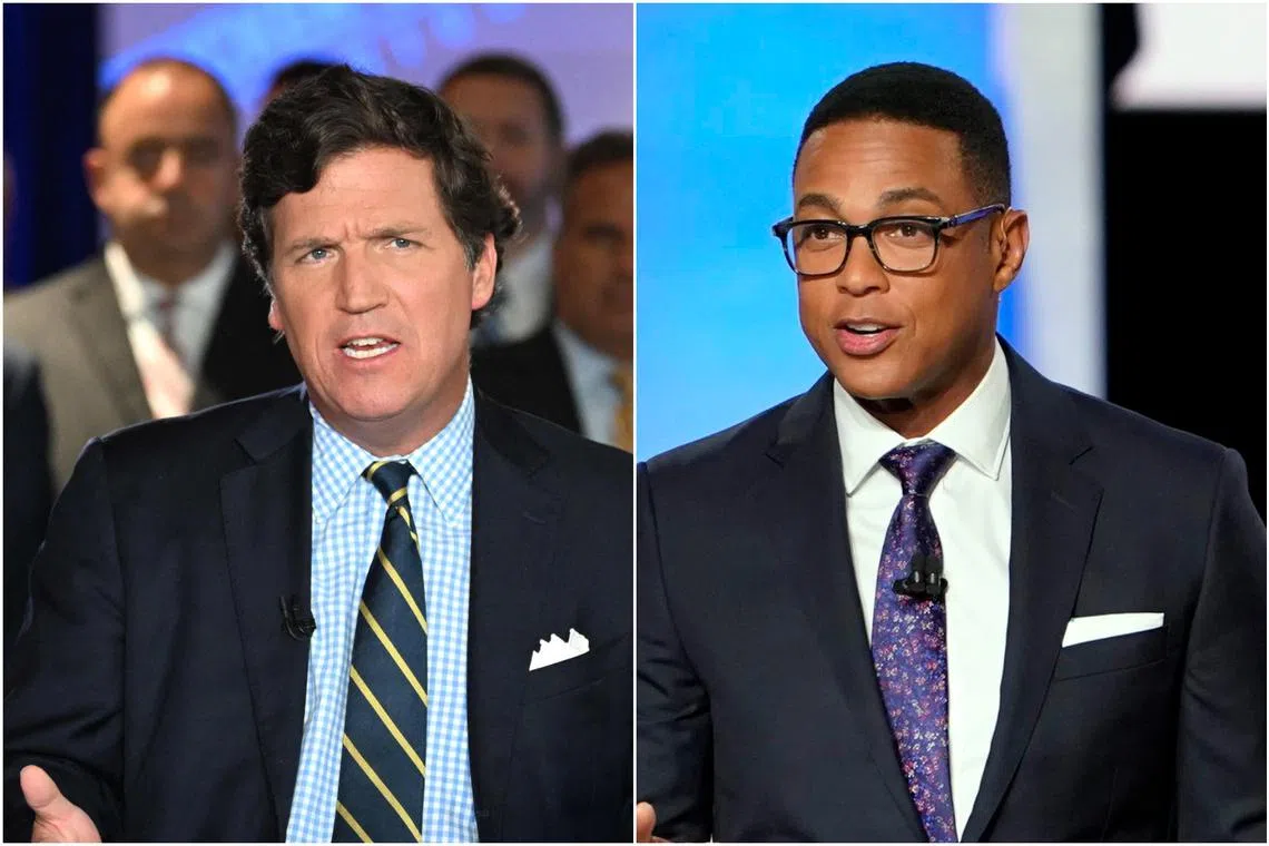 Tucker Carlson (left) and Don Lemon were ousted from their perches at Fox News and CNN recently. 