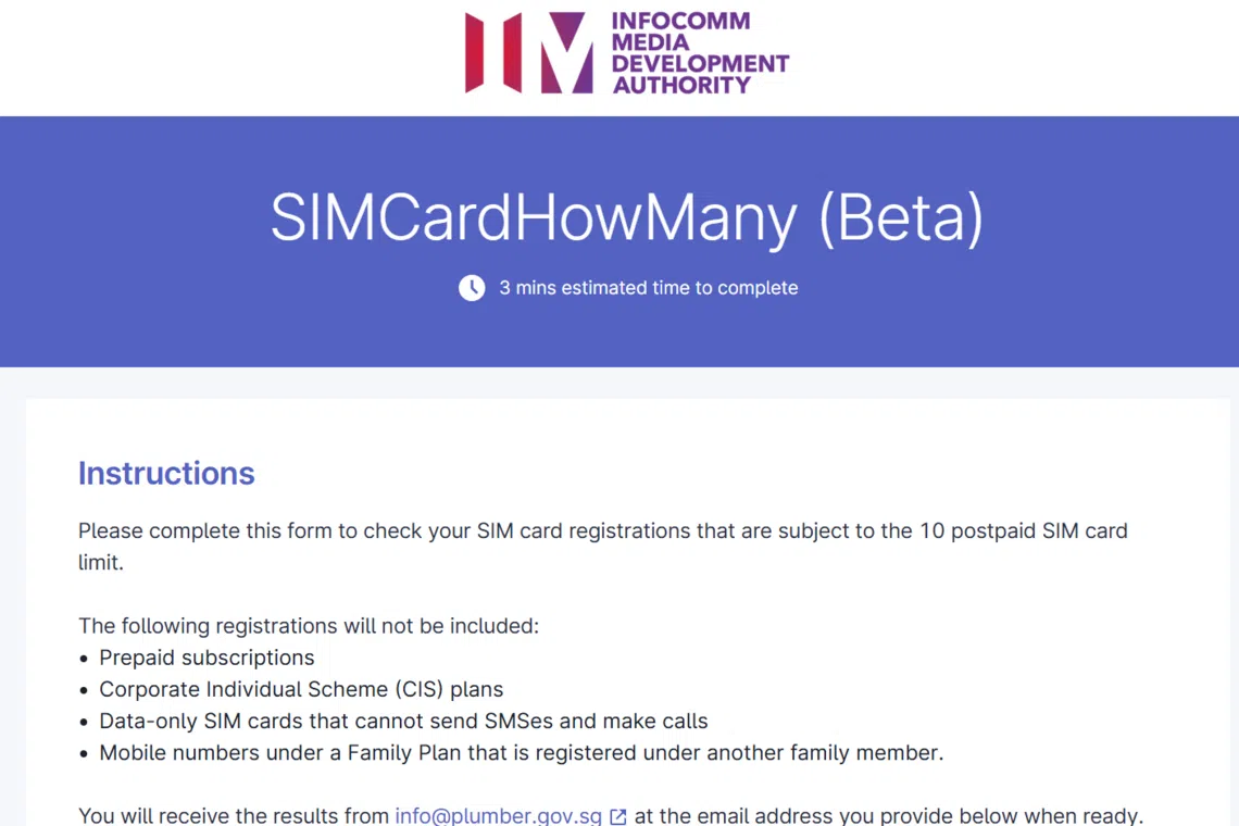 With the checker, telco customers will receive a list of phone numbers registered under their names.