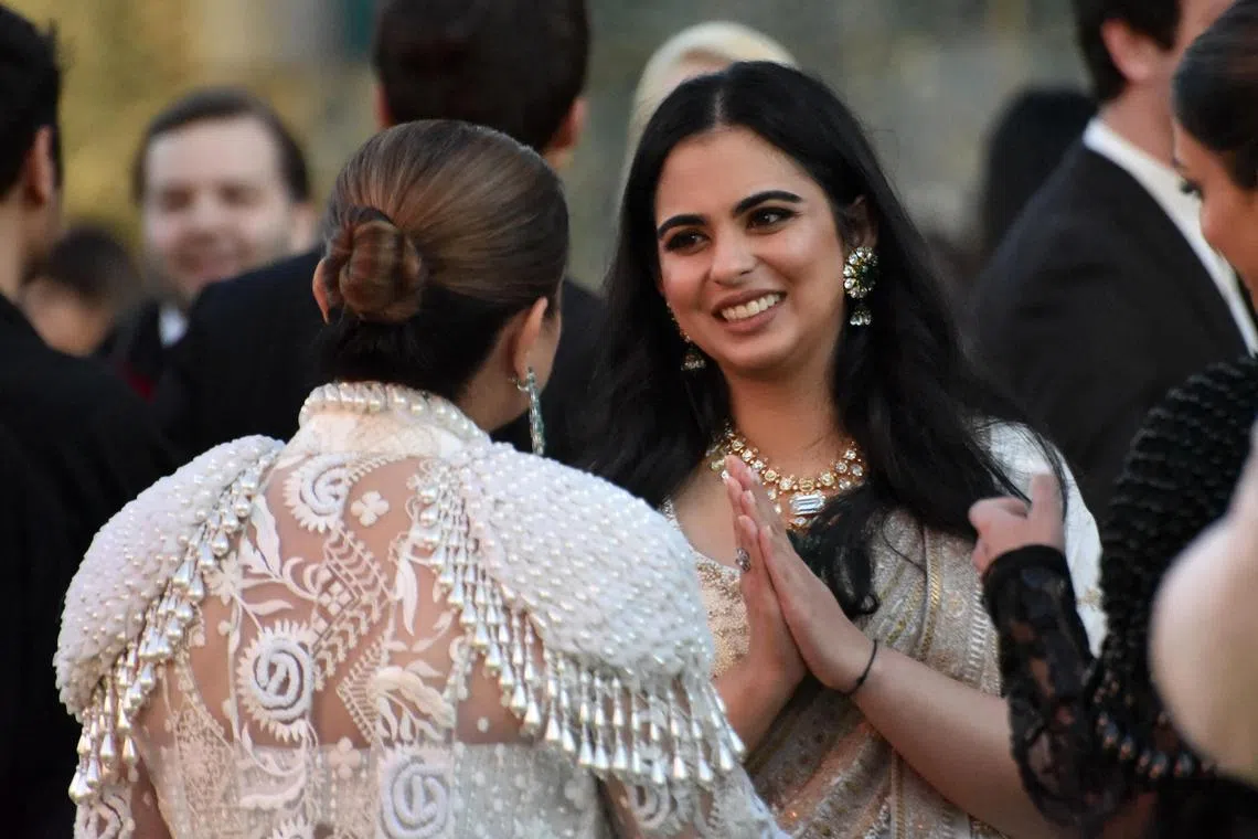 Isha Ambani played a pivotal role in the 2016 launch of the mobile data network Jio, the filing said. 