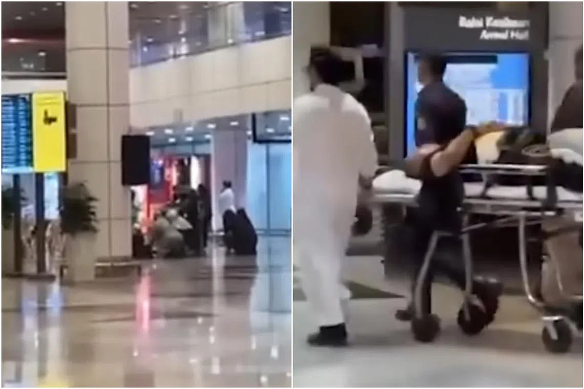 The bodyguard was shot while protecting his high-risk client from her husband.