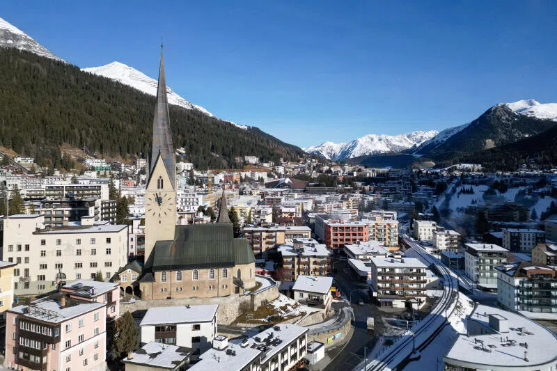 The town of Davos in Switzerland, which hosts the annual meeting of the World Economic Forum – a symbol of Swiss convening power.