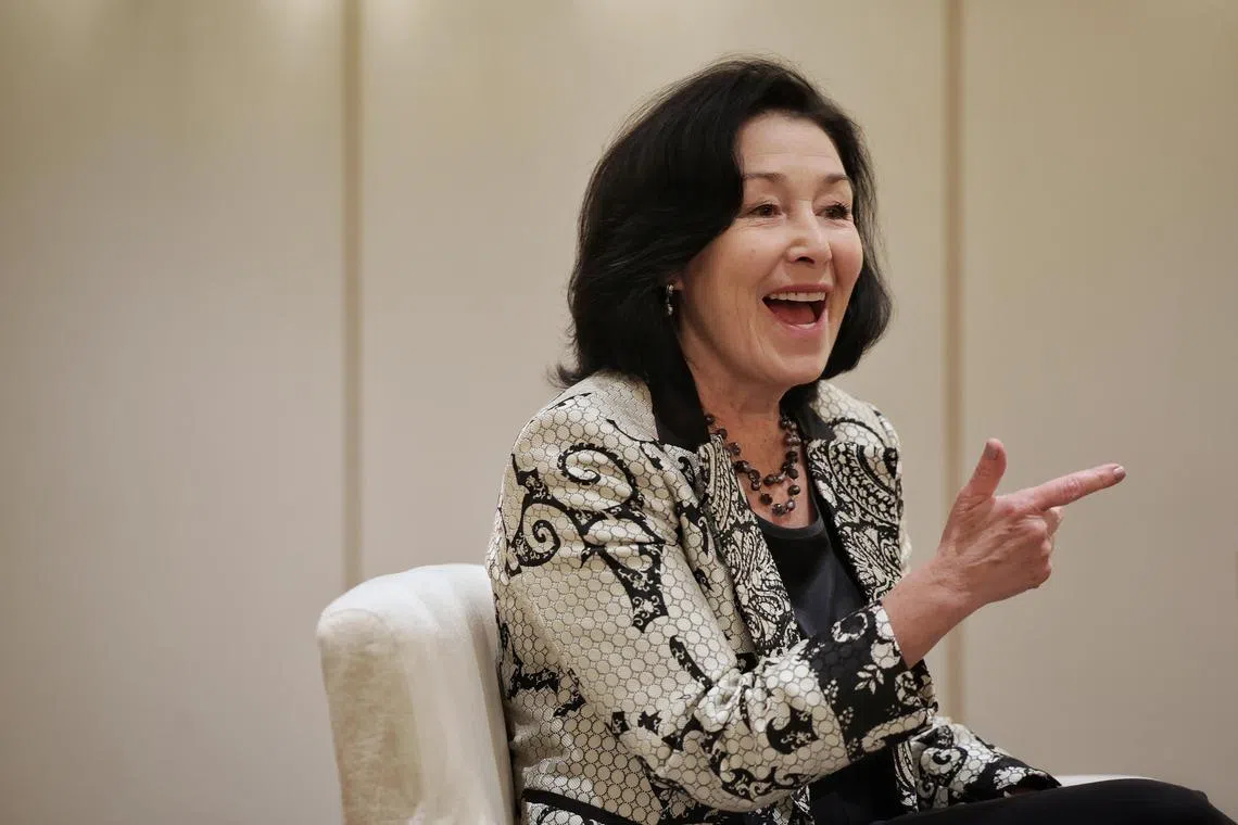 Tech giant Oracle CEO Safra Catz is in Singapore to attend Oracle CloudWorld Tour customer event on April 16. She will be meeting Prime Minister Lee Hsien Loong and other local officials to discuss ways to contribute to Singapore's refreshed AI vision. For a start, up to 10,000 students and professionals in Singapore will receive free training in artificial intelligence over the next three years as part of Oracle’s new plans to bolster the nation’s digital workforce. She spoke to The Straits Times in a rare and exclusive interview.