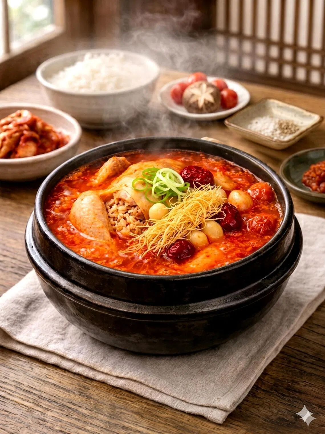 Namu Bulgogi’s Tomato Collagen Samgyetang.