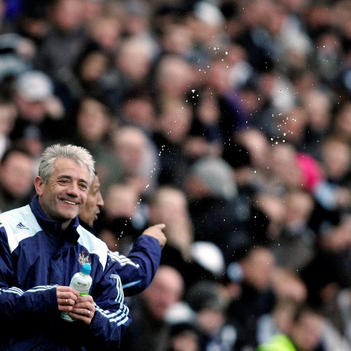 FILE PHOTO: Football - Newcastle United v Fulham Barclays Premier League - St James Park - 22/3/08  Newcastle United manager Kevin Keegan celebrates  Mandatory Credit: Action Images / Lee Smith  Livepic /File Photo