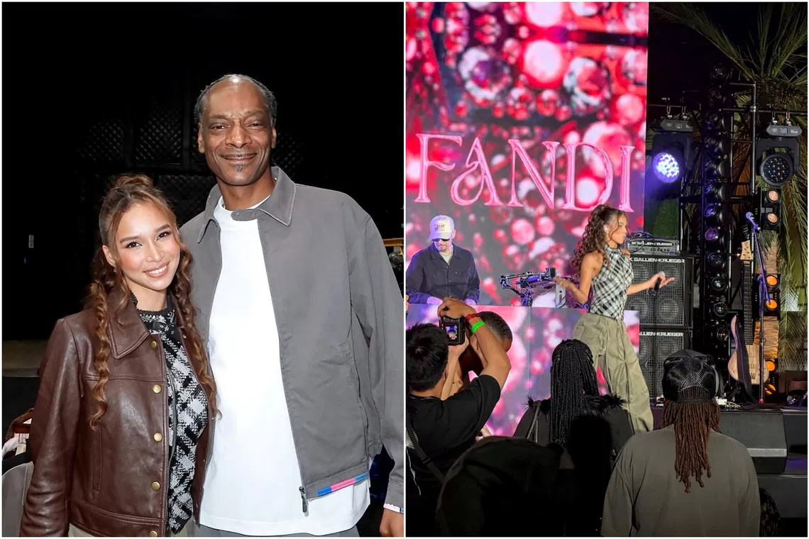 Singapore singer Iman Fandi performs at US event, shares stage with rapper Snoop Dogg