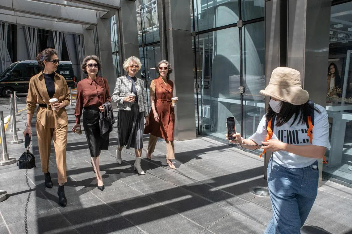 Ms Sun Yang and three of her friends are fashion influencers who go by the name Glamma Beijing.