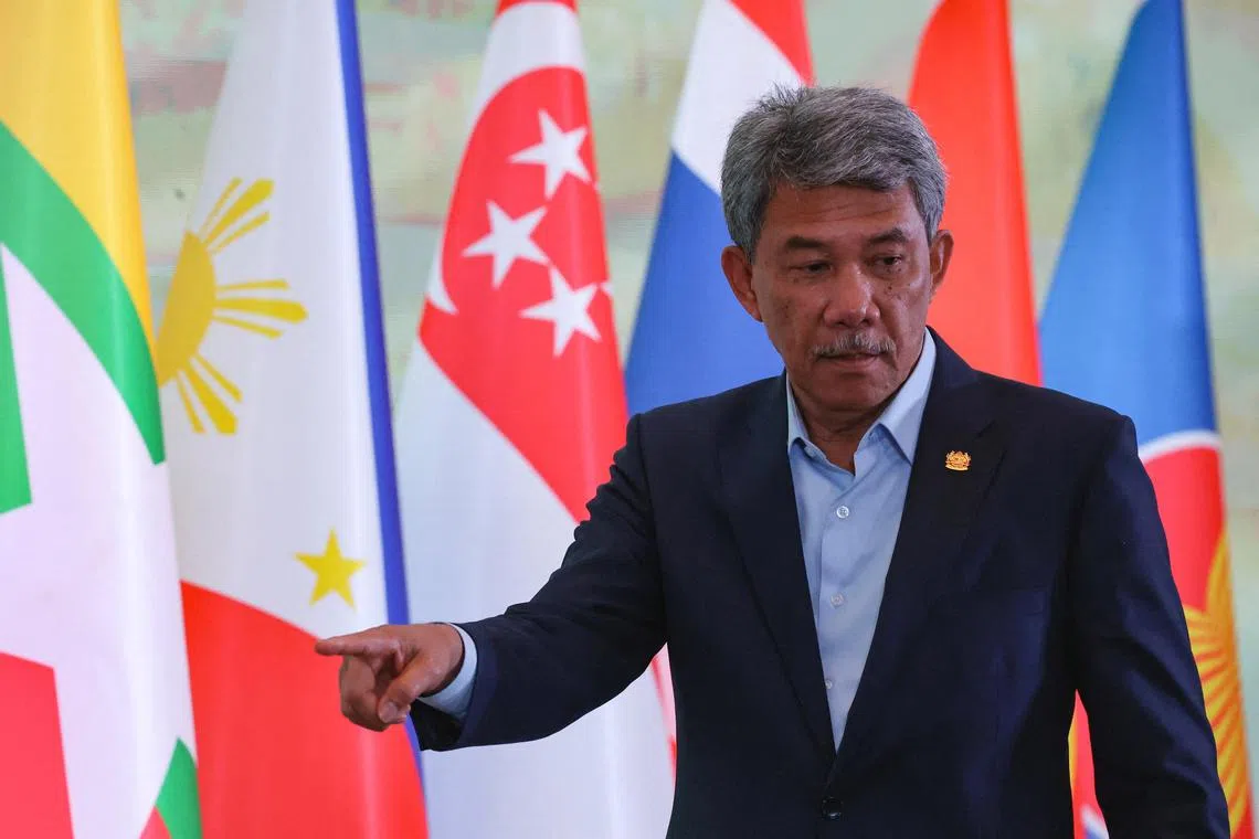 Malaysia's Minister of Foreign Affairs Mohamad Hasan at the Asean Foreign Ministers' Retreat in Langkawi on Jan 19.