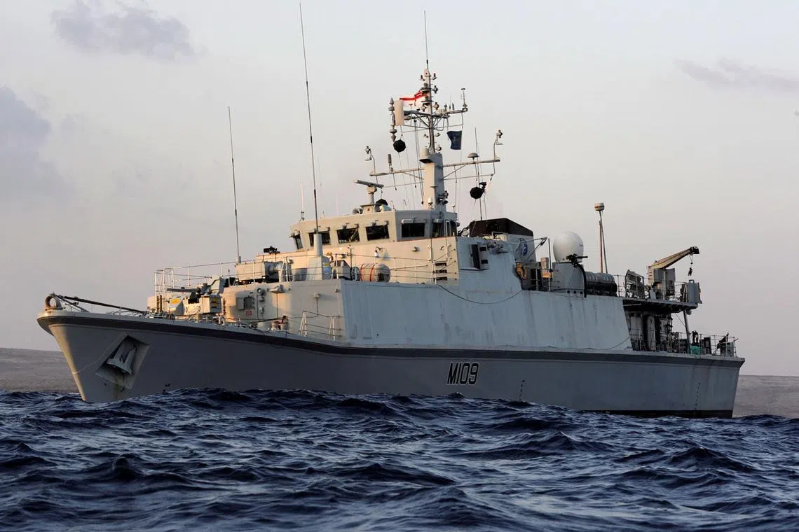 Britain said in December it would transfer two Royal Navy minehunter ships to Ukraine. 