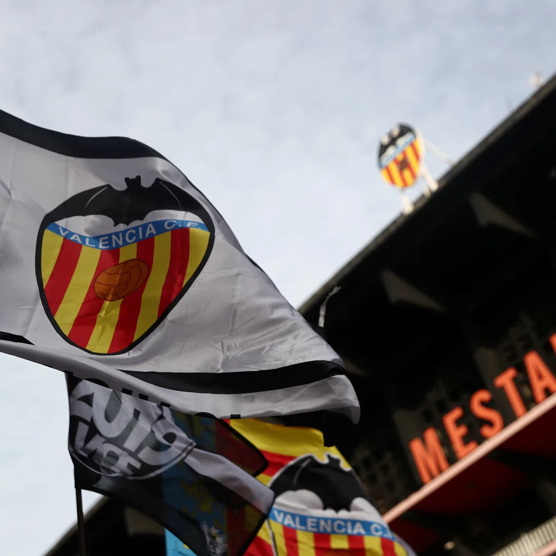FILE PHOTO: Soccer Football - Europa League - Champions League - Group H - Valencia v Chelsea - Mestalla, Valencia, Spain - November 27, 2019  General view outside the stadium before the match  REUTERS/Sergio Perez/File Photo