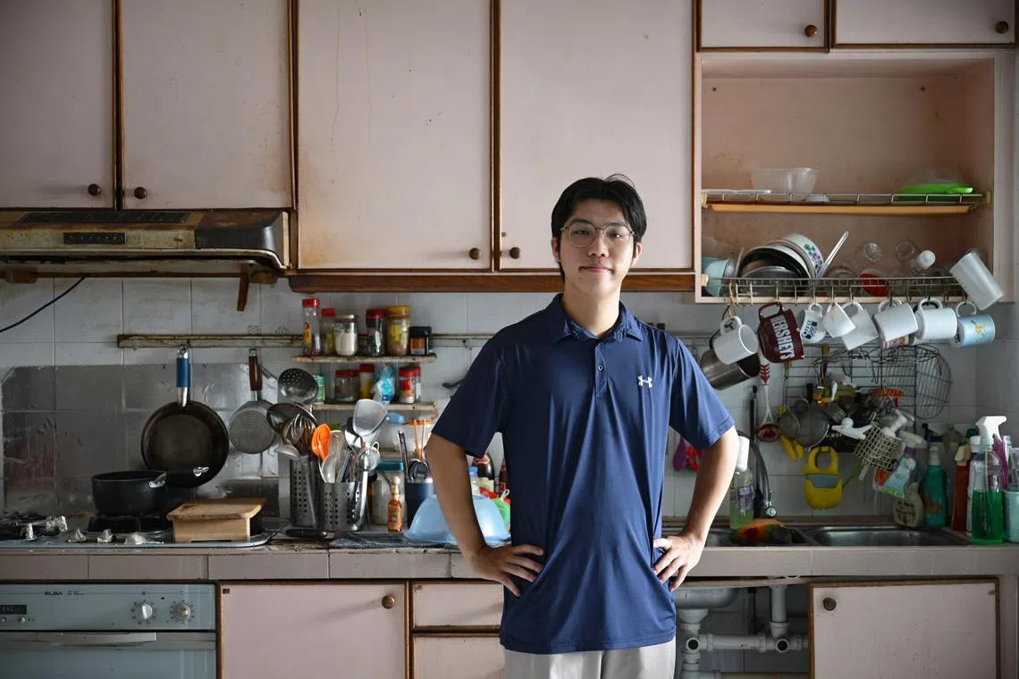 Samuel Chew, 26, has been a caregiver to both his parents from a young age.