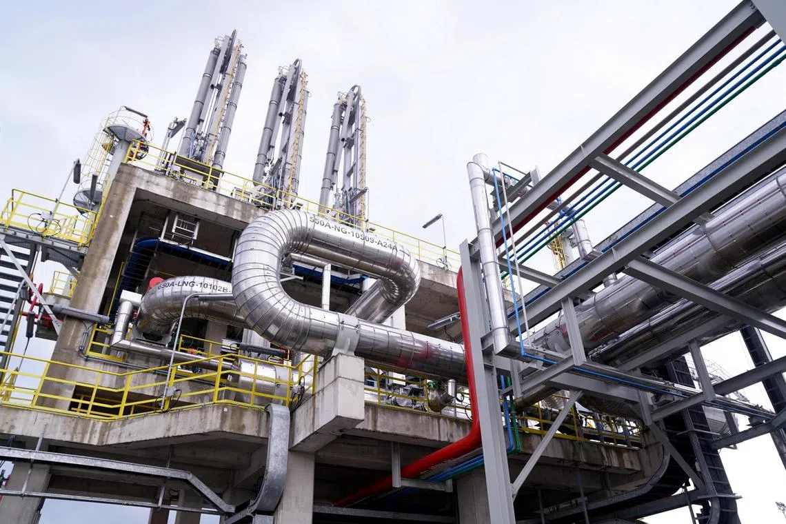 Thi Vai LNG terminal is seen in this undated handout picture near Ho Chi MInh in Vietnam. PetroVietnam Gas/Handout via REUTERS  THIS IMAGE HAS BEEN SUPPLIED BY A THIRD PARTY. NO RESALES. NO ARCHIVES