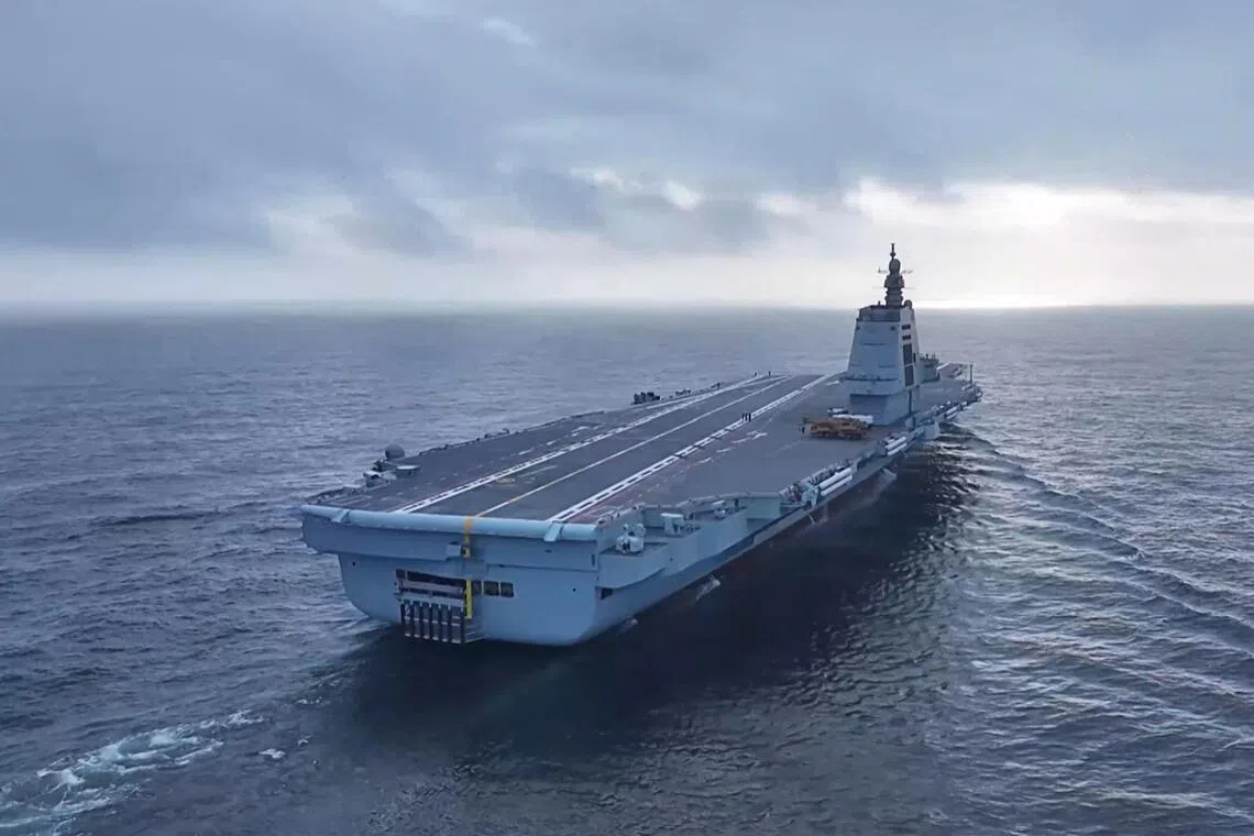 Taiwan’s defence ministry said the Fujian had transited the strait the previous day and that Taiwan’s forces had monitored it.