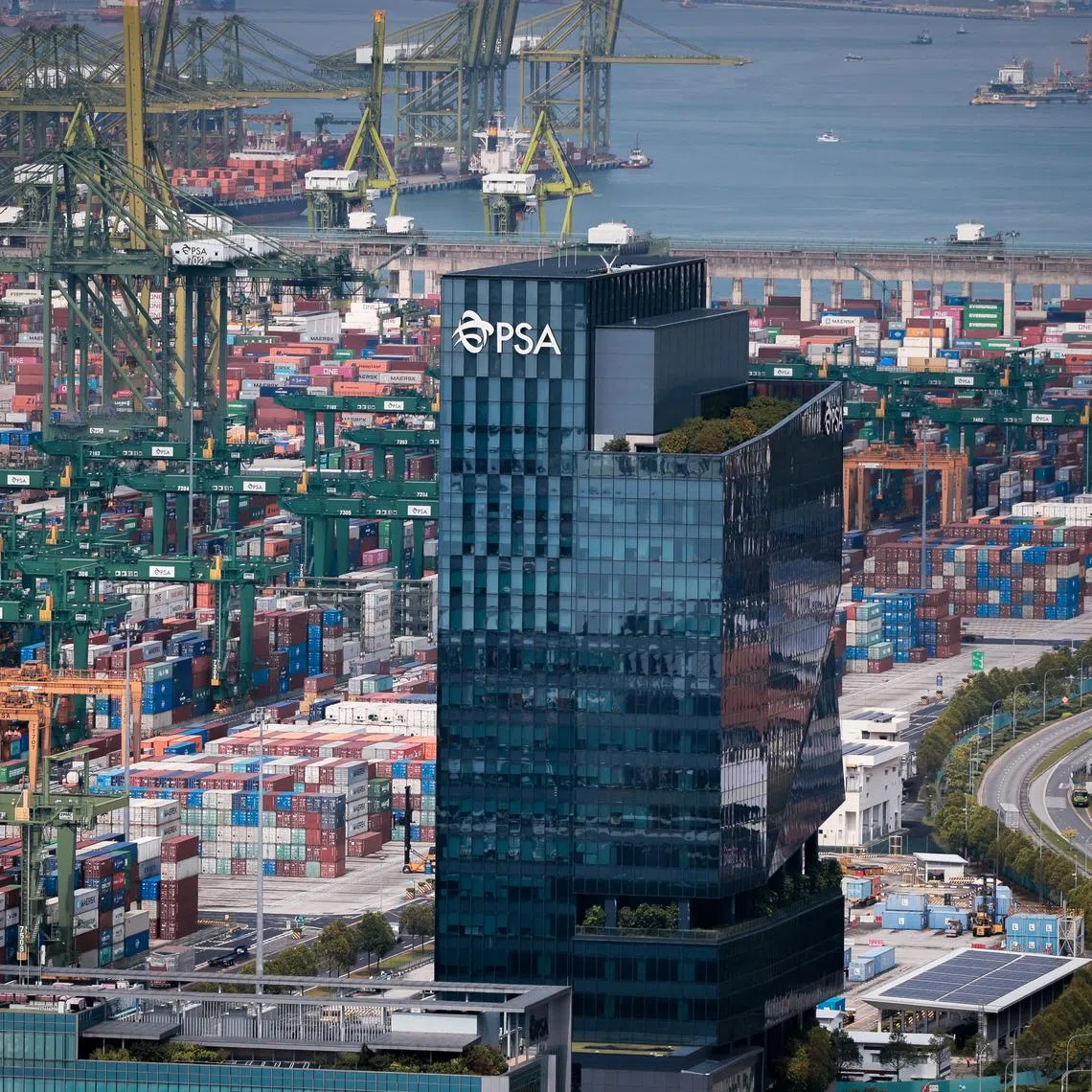 The Maritime and Port Authority of Singapore said that all crew have been accounted for and that firefighting efforts are ongoing.