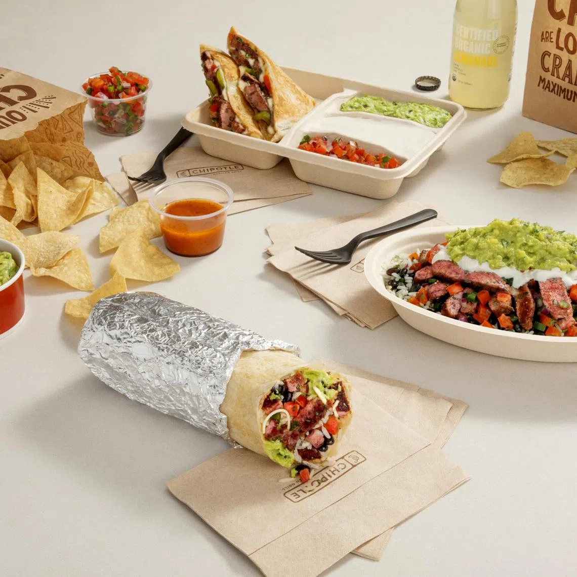 Chipotle Mexican Grill is known for its customisable burritos, burrito bowls and tacos. 