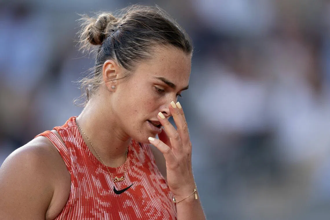 Aryna Sabalenka, Stade Roland Garros, June 5, 2024. Susan Mullane-USA TODAY Sports