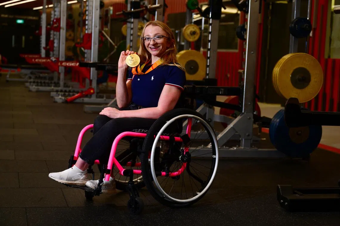 McKenzie Coan battled through Bell's palsy to continue competing in the pool.
