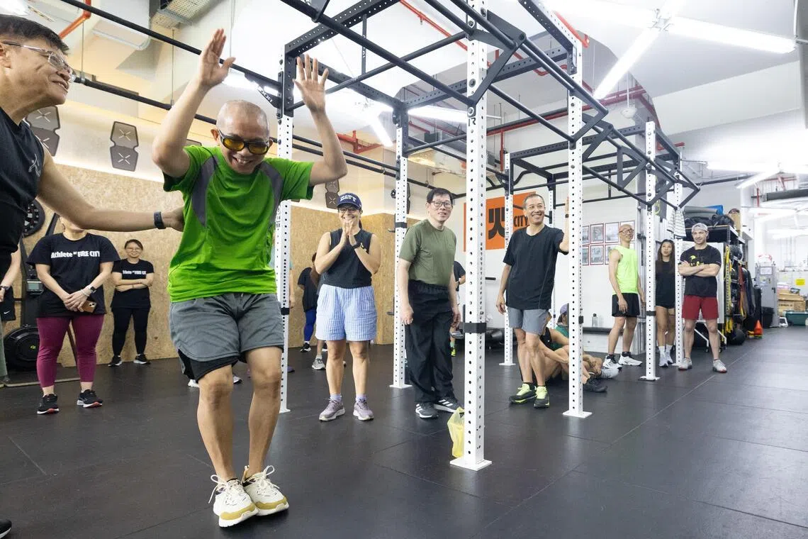 Singapore gym starts inclusive fitness programme for visually impaired persons