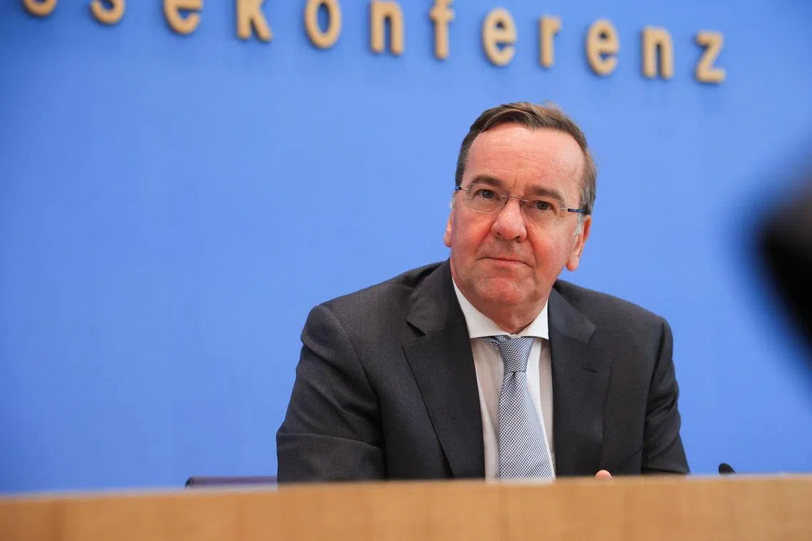 German defence minister Boris Pistorius said there are signs everyone would be able to agree to ease Ukraine's entry.